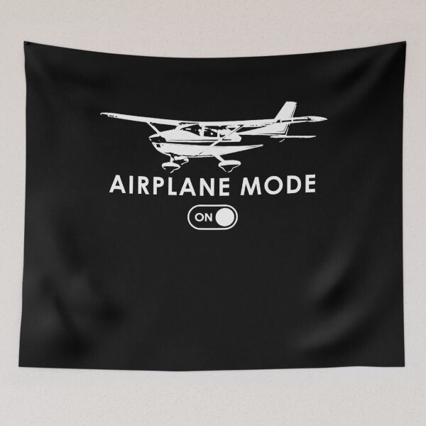 Item preview, Airplane Mode ON Funny Pilot Shirt designed and sold by Emberglowo.