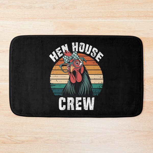 Item preview, Hen House Crew - Retro Sunset Chicken For Farmers designed and sold by Dmetalx Art Apparel.