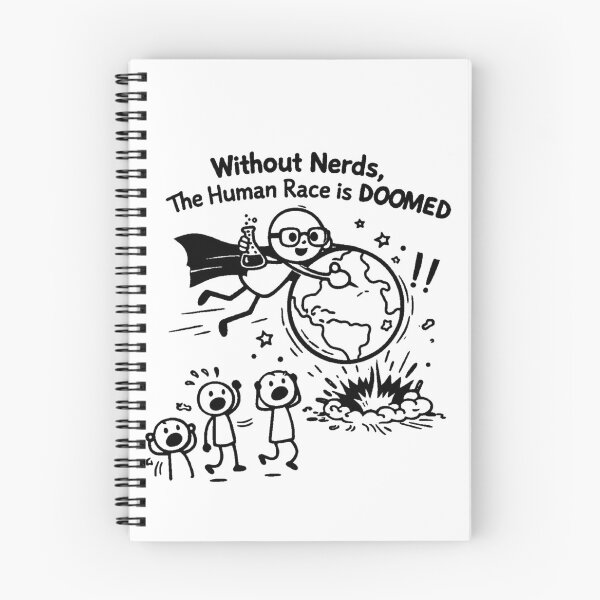 Item preview, Without Nerds The Human Race Is Doomed Black Stick Man designed and sold by WithoutTheNerds.