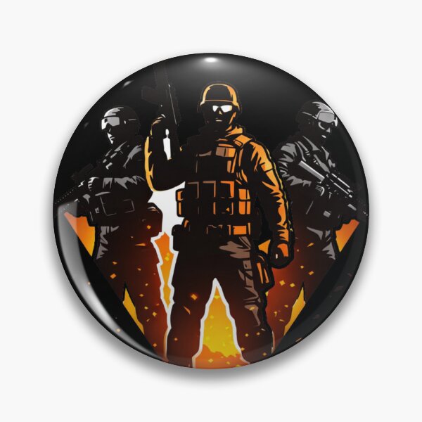 Item preview, Tactical Squad Minimal – Elite Soldiers Silhouette Design designed and sold by Ana Gómez.