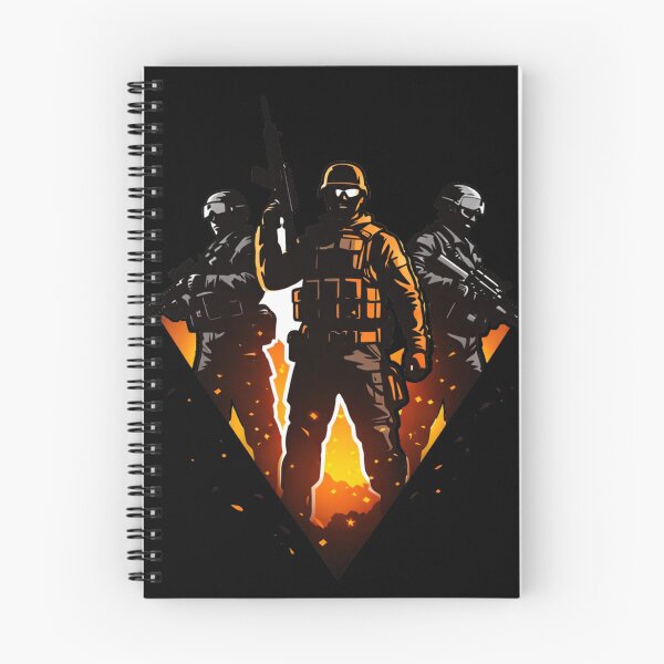 Item preview, Tactical Squad Minimal – Elite Soldiers Silhouette Design designed and sold by Ana Gómez.