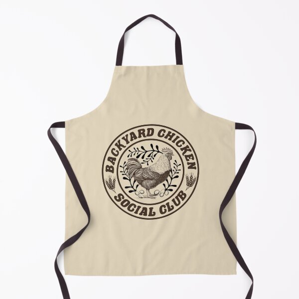 Item preview, Backyard Chicken Social Club Vintage Farmhouse Badge designed and sold by Dmetalx Art Apparel.