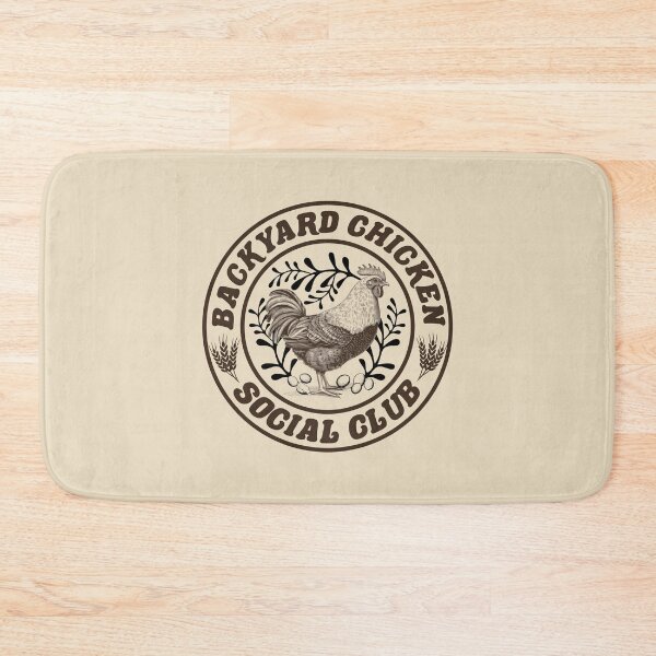 Item preview, Backyard Chicken Social Club Vintage Farmhouse Badge designed and sold by Dmetalx Art Apparel.