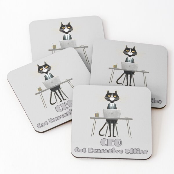 Item preview, CEO (Cat Exacutive Officer) designed and sold by bubblyrainbow.