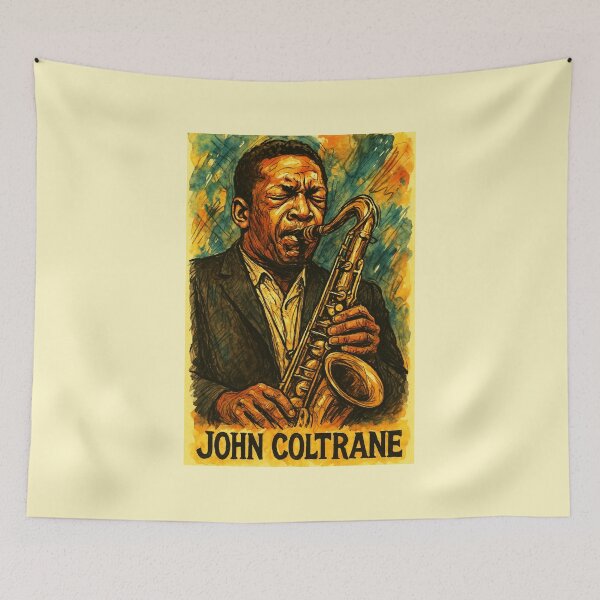 Item preview, John Coltrane Legendary Jazz Saxophonist designed and sold by Sarcastic designs.
