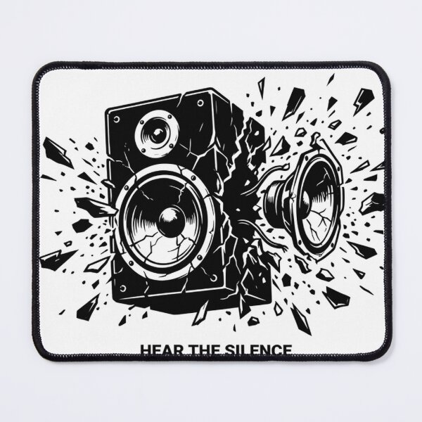 Item preview, Hear The Silence — Broken Speaker Graphic designed and sold by HearTheSilence.