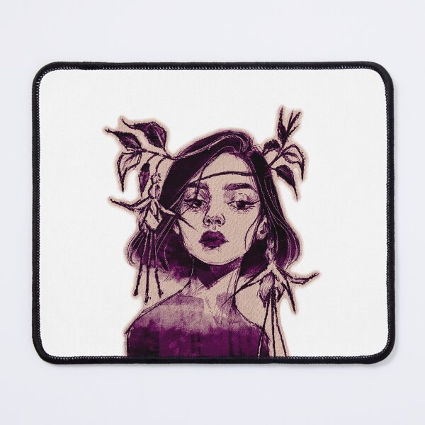 Item preview, FUCHSIA FLOWER CROWN WOMAN PLUM designed and sold by melyverso.