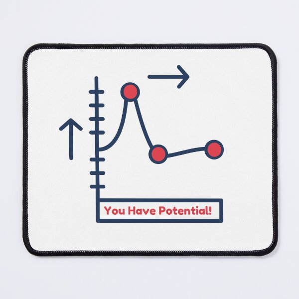 Item preview, You Have Potential: Action Potential Neuroscience Theme designed and sold by YellowfishShop.