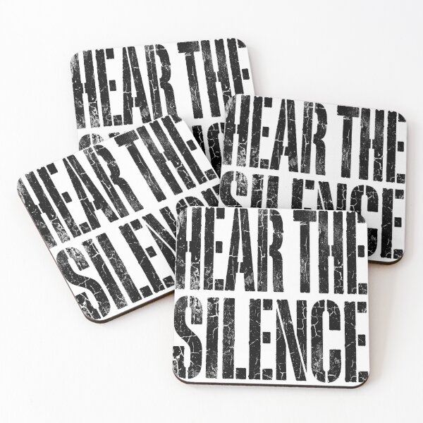 Item preview, Hear The Silence — Distressed Cracked Typography designed and sold by HearTheSilence.