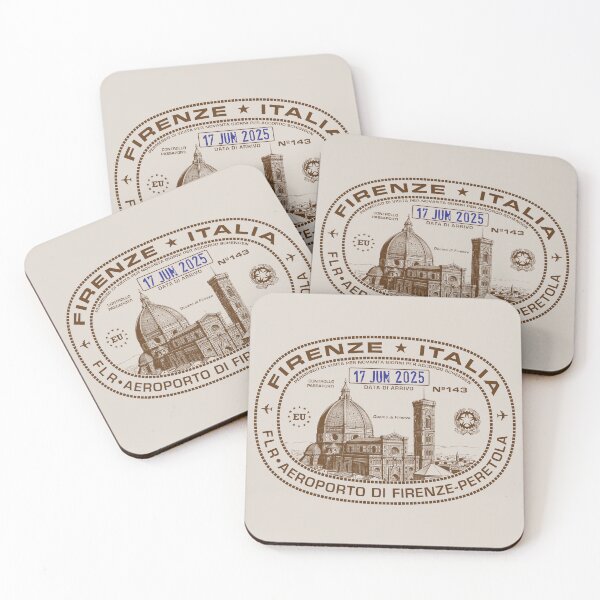 Item preview, Passport Stamp - Florence, Italy designed and sold by travelwitheric.