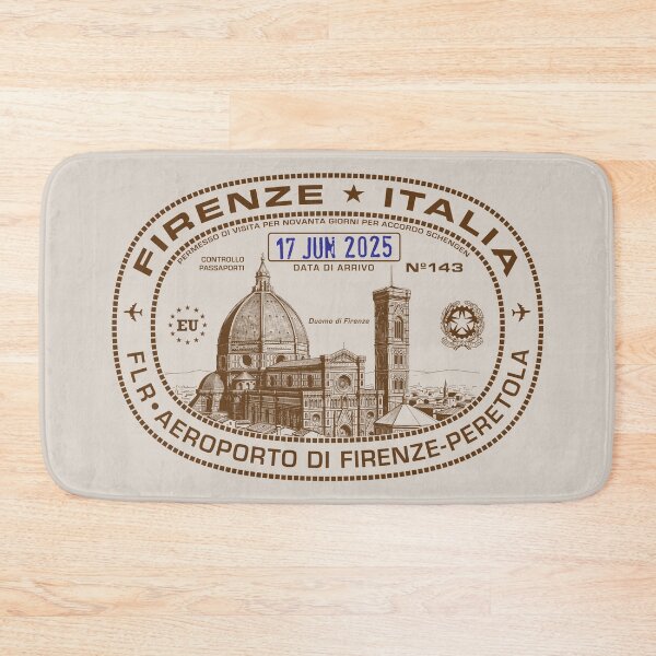 Item preview, Passport Stamp - Florence, Italy designed and sold by travelwitheric.