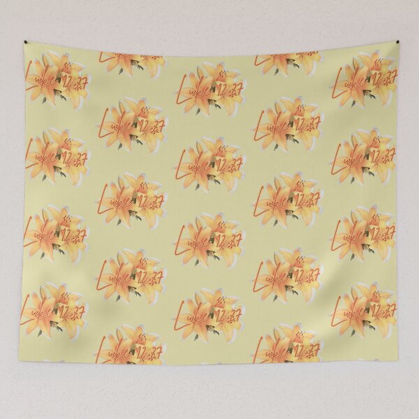 Item preview, Luke 12:27 Golden Lily Scripture Design designed and sold by DesignsByMom.