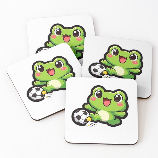 Item preview, Funny Soccer Frog Sticker designed and sold by Barkybond.