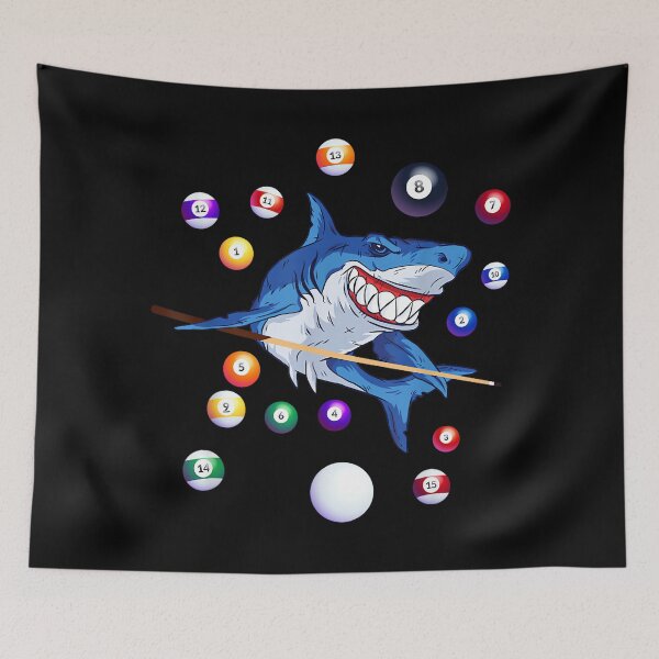 Item preview, Billiards Shark Billiard Player Pool Table Snooker Pyramid designed and sold by RichardXRichard.