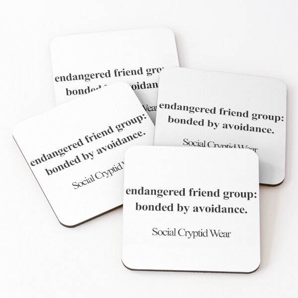 Item preview, Endangered Friend Group designed and sold by birdspinestudio.