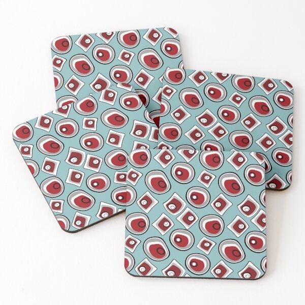 Item preview, Multi-colored circles and rings retro sixties designed and sold by fuzzyfox.