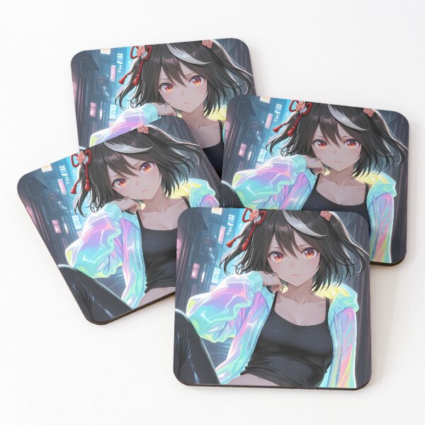 Item preview, Kitasan Black Uma Musume Neon City Alley Mood designed and sold by TanglenRabbit.