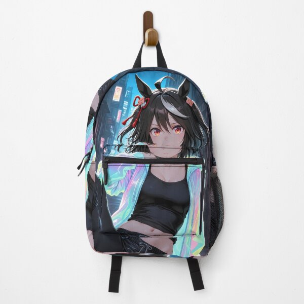 Item preview, Kitasan Black Uma Musume Neon City Alley Mood designed and sold by TanglenRabbit.