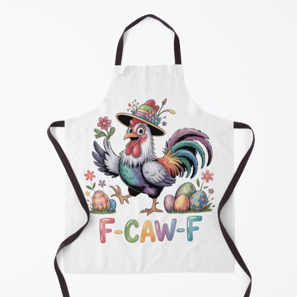 Item preview, Funny Easter Rooster F-Caw-F Chicken Pun Spring Farm Humor designed and sold by Solid Sarcasm.