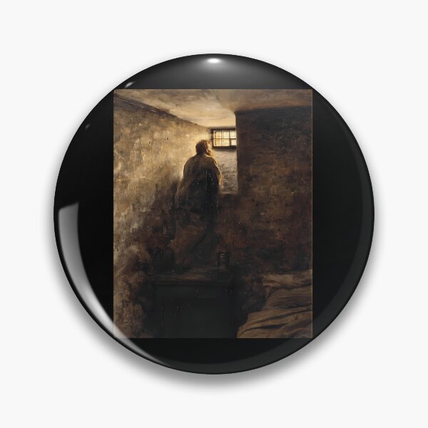 Item preview, Classical Painting Prisoner In Cell Dark Art designed and sold by wzmhjeba10.