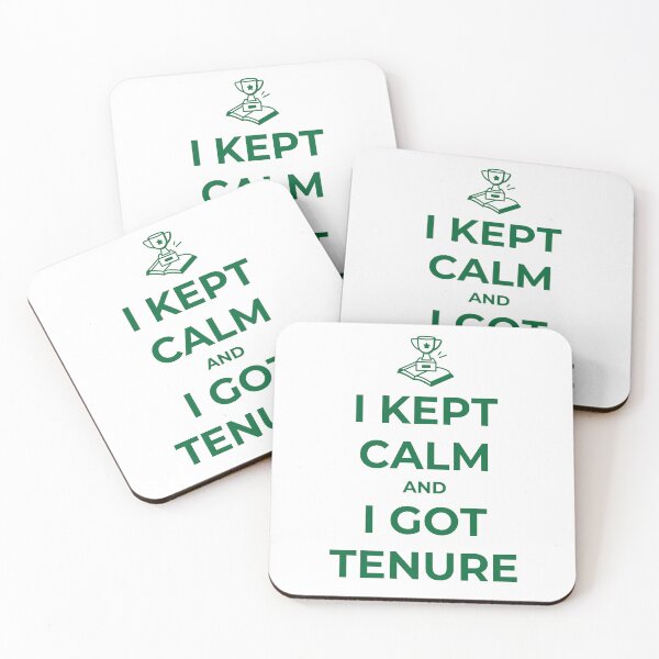 Item preview, Tenure Gift for Professors- I Kept Calm and I Got Tenure designed and sold by YellowfishShop.