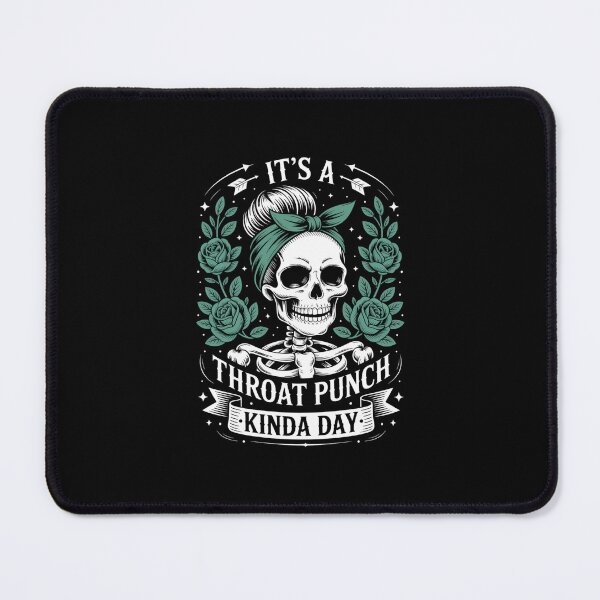 Item preview, It's A Throat Punch Kind Of Day Flowers Skeleton Women's designed and sold by EllenJast.