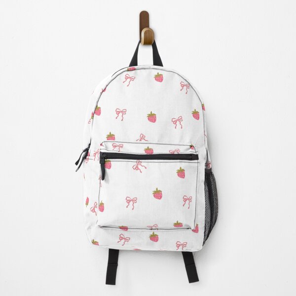 Item preview, Cute Strawberry Bow Pattern Aesthetic designed and sold by SweetFury.