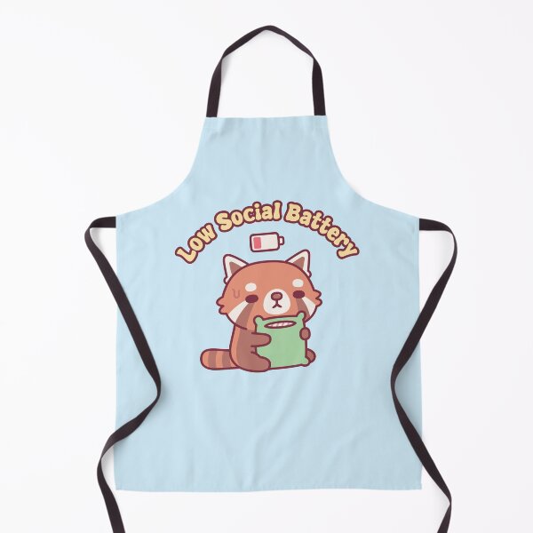 Item preview, Cute Red Panda Born With Low Social Battery designed and sold by rustydoodle.