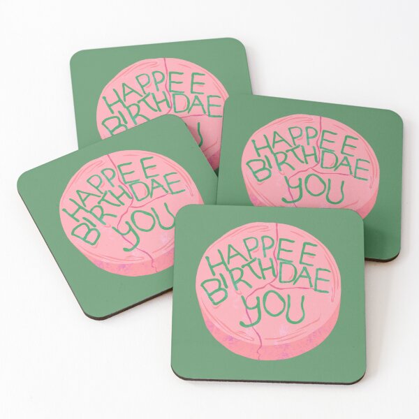 Item preview, Charming Pink and Green Wizard Birthday Cake for You designed and sold by Yulia Saraswati.