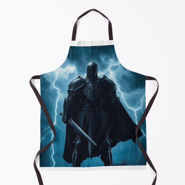 Item preview, Dark Fantasy Knight in Storm Lightning Rain designed and sold by EllDAV777.