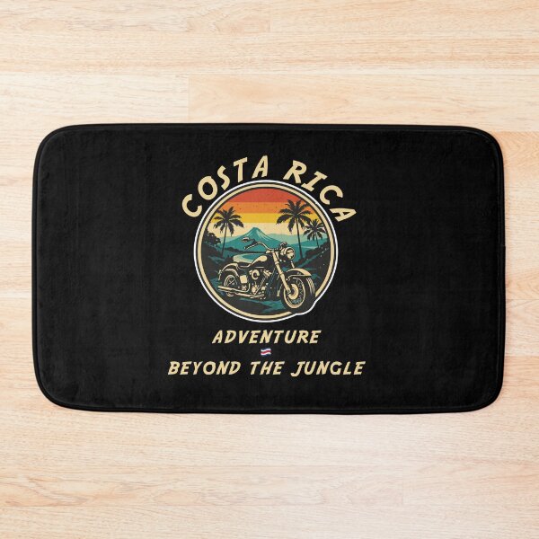 Item preview, Adventure Beyond the Jungle Costa Rica Motorcycle Shirt Biker Travel Tee designed and sold by Freki & Geri.