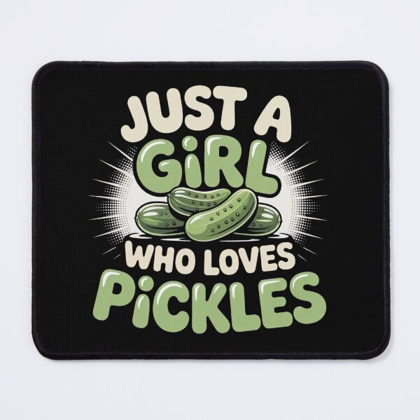 Item preview, Cool Pickle Lover Girl Quirky Food Humor Pickles Addict designed and sold by ZACK ART.