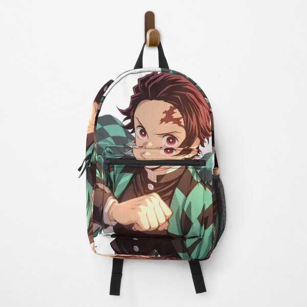 Item preview, Tanjiro Kamado Demon Slayer Bold Portrait With Checkered Haori designed and sold by TanglenRabbit.