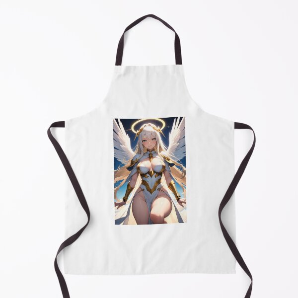 Item preview, Celestial Angel Warrior Anime Valkyrie - Divine Gold and White Armor Poster designed and sold by iloveanimechibi.