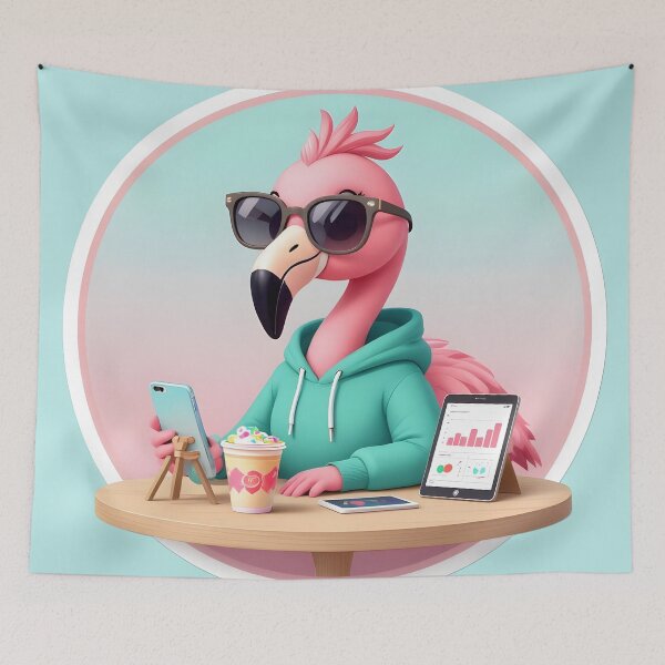 Item preview, Flamenco Social Media Manager: Aesthetic Marketing designed and sold by BGM by AI.