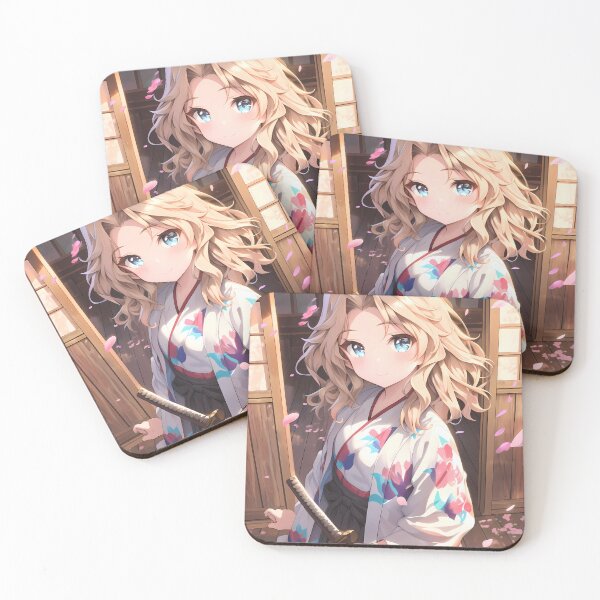 Item preview, Kay Girls Und Panzer Cherry Blossom Spring Yukata Chibi Sunset designed and sold by TanglenRabbit.