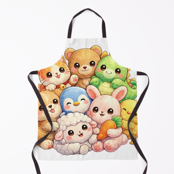 Item preview, Cute Kawaii Plush Animal Friends designed and sold by jerskie_12tribes.