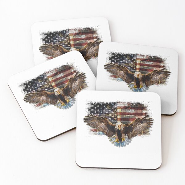 Item preview, Bald Eagle 4th of July American USA Flag Eagle Patriotic designed and sold by alber-garnell.