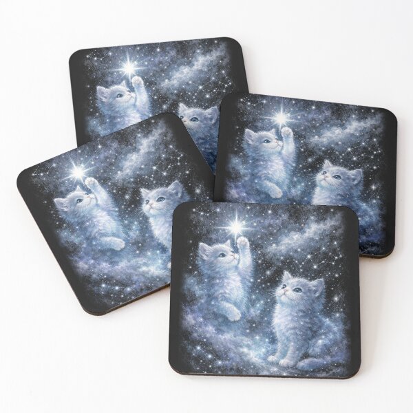 Item preview, Cute Kittens Starry Galaxy Cat Dream Art designed and sold by will freed18.