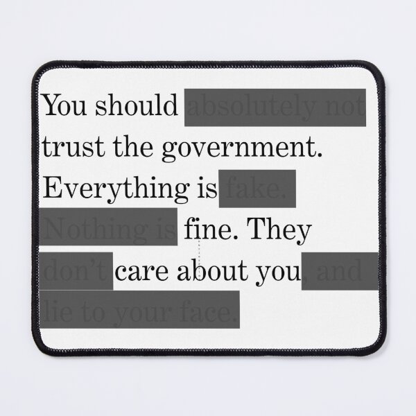 Item preview, Everything is Fine. designed and sold by BMBR-Designs.