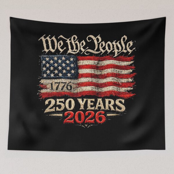 Item preview, We The People 250 Years 2026 Patriotic USA Flag  designed and sold by will freed18.