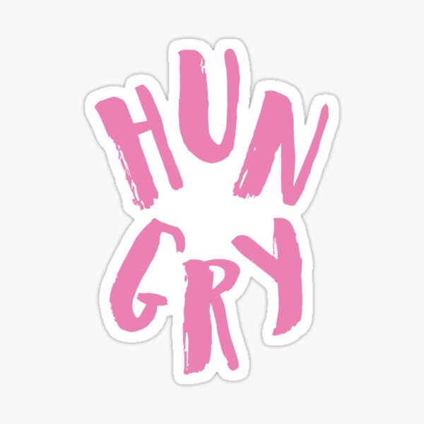 Hungry Pink Sticker