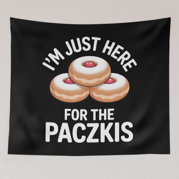 Item preview, I'm Just Here For The Paczkis Lover Tuesday Paczki Day designed and sold by HellD3vil-Art.