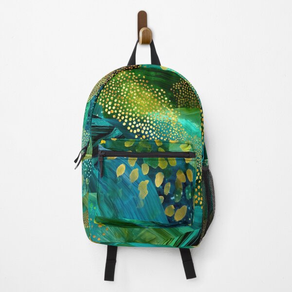 Item preview, Green, Blue And Golden Faux Animal Print Abstract designed and sold by DEC02.