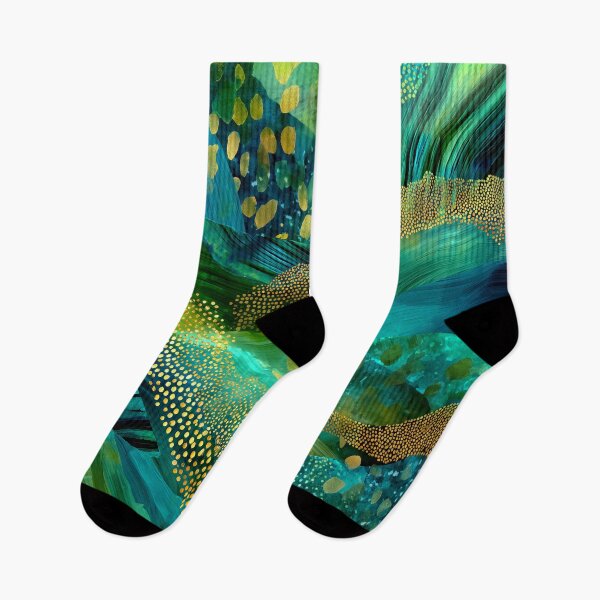 Item preview, Green, Blue And Golden Faux Animal Print Abstract  designed and sold by DEC02.