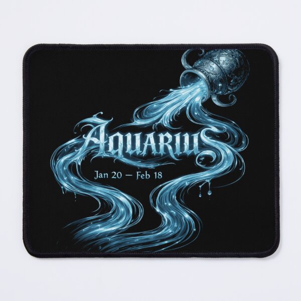 Item preview, Powerful Aquarius With A Glowing Water-Bearer designed and sold by printedartgoods.
