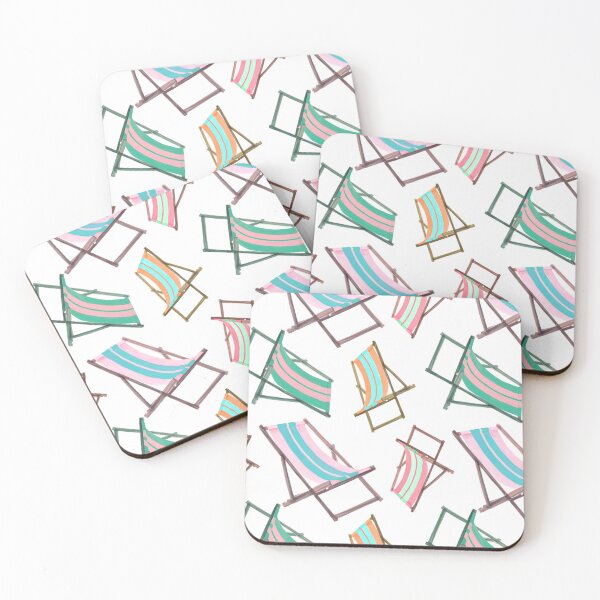 Item preview, Retro Beach Chairs on White designed and sold by PD-Coastal.