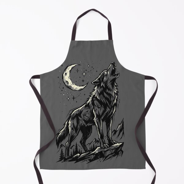 Item preview, Wolf Howling at the Moon designed and sold by SolaoLab.