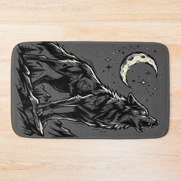 Item preview, Wolf Howling at the Moon designed and sold by SolaoLab.