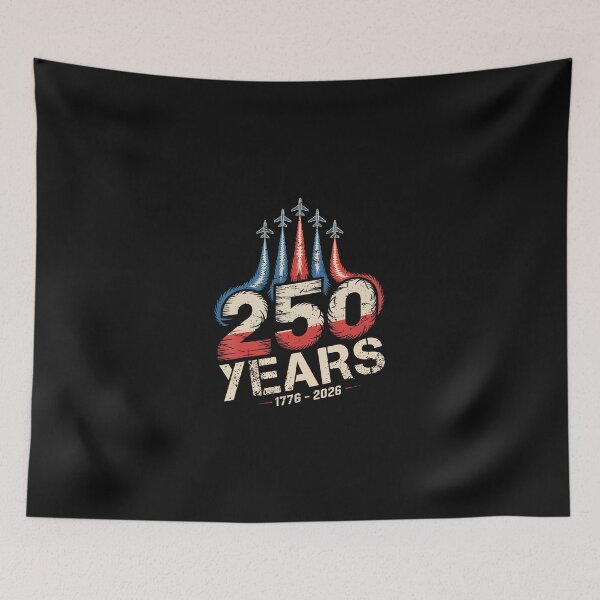 Artikelvorschau, Retro USA 250 Patriotic entworfen und verkauft von Thestackingfig.